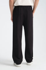 Saga Keten Baggy Pantolon Siyah - Redline