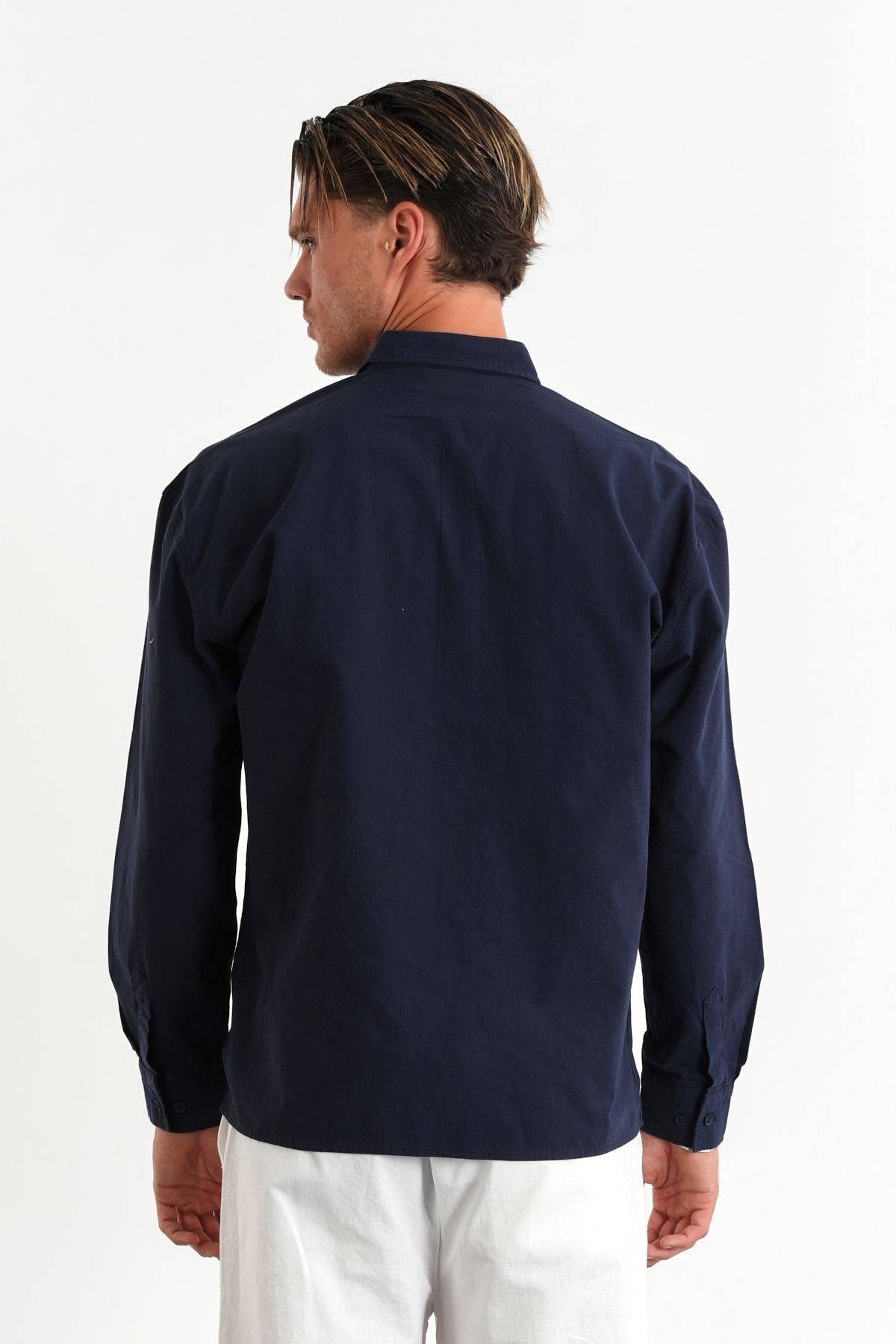 Sarto Oversize Gömlek Lacivert - Redline