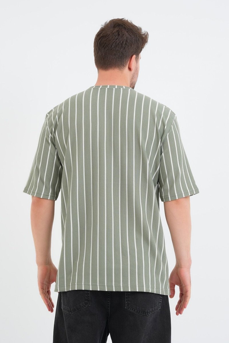 Shift Erkek Oversize Tişört Haki - Redline