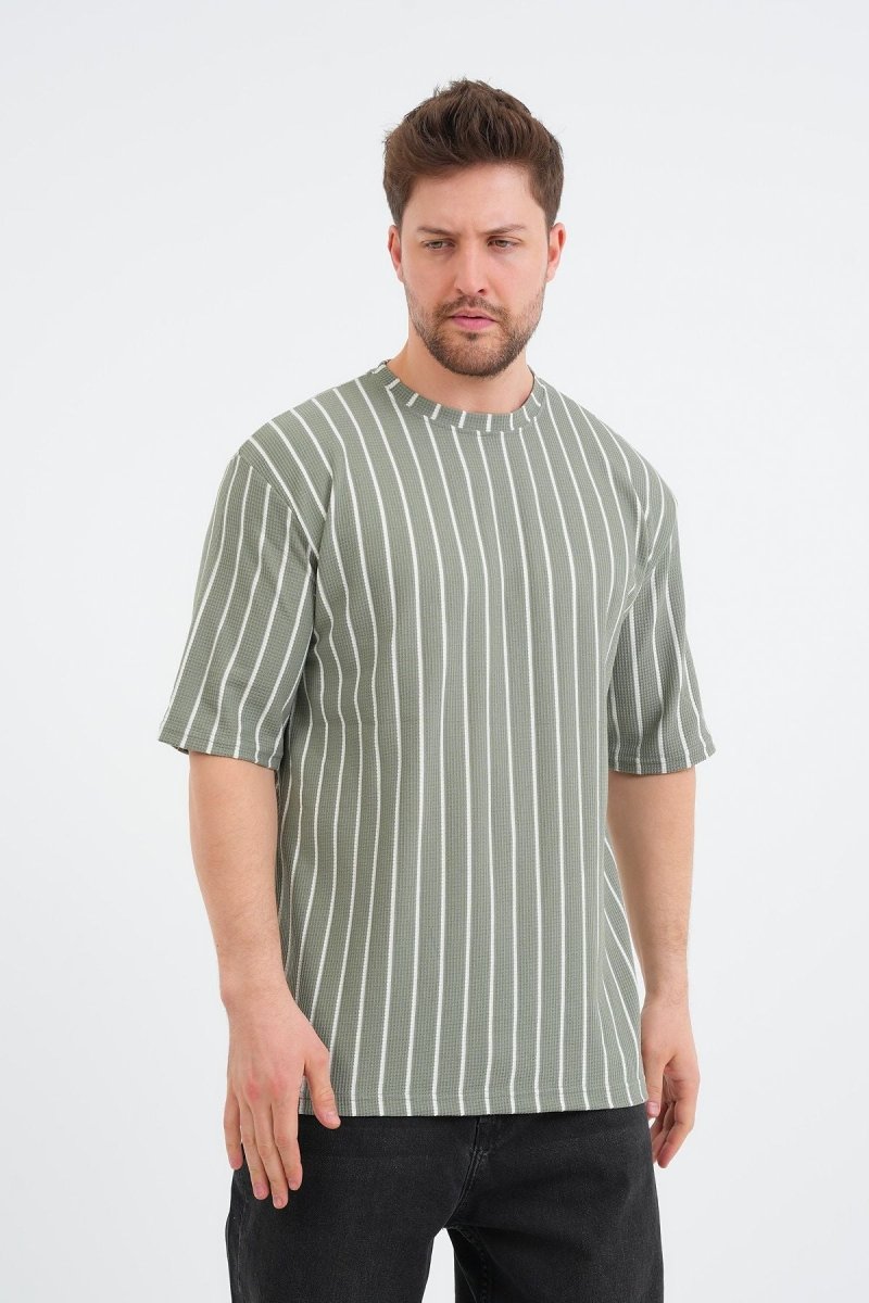 Shift Erkek Oversize Tişört Haki - Redline