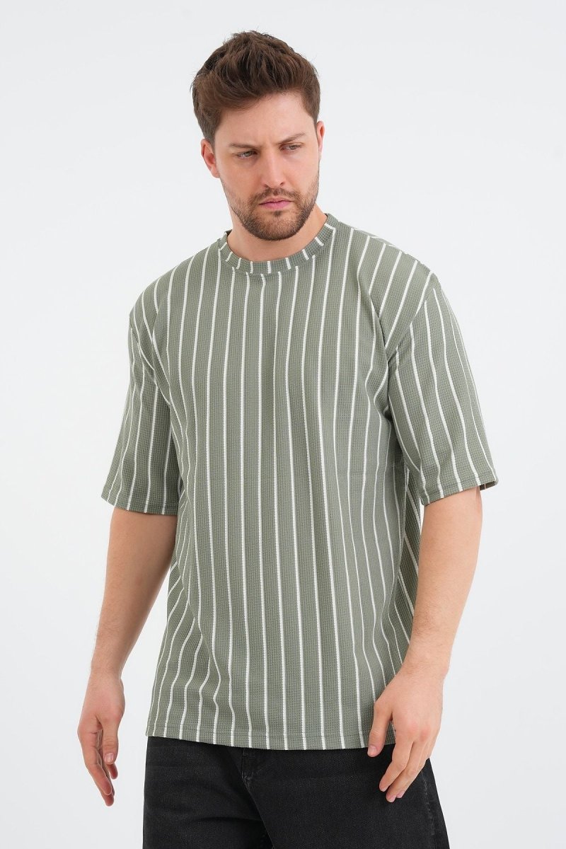 Shift Erkek Oversize Tişört Haki - Redline