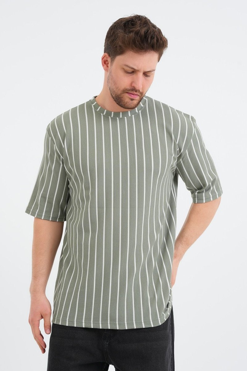 Shift Erkek Oversize Tişört Haki - Redline