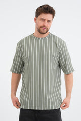 Shift Erkek Oversize Tişört Haki - Redline