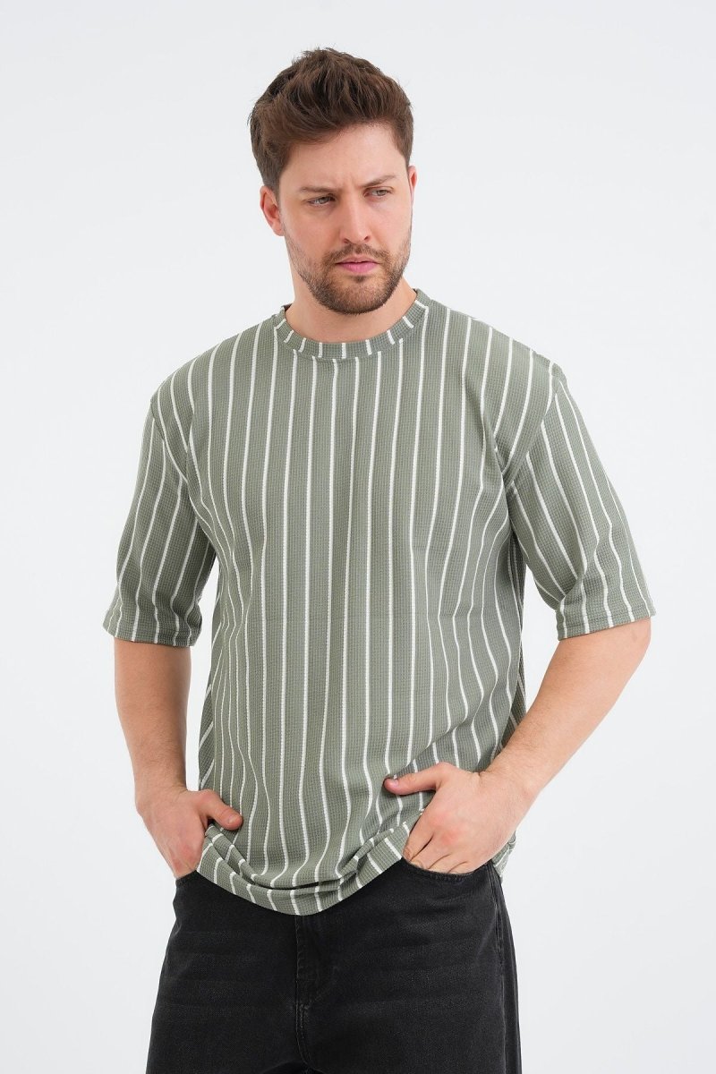 Shift Erkek Oversize Tişört Haki - Redline