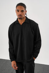 EASE Oversize Sweatshirt Siyah