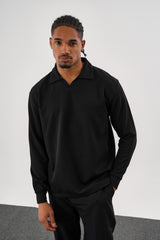MELLOW Oversize Sweatshirt Siyah