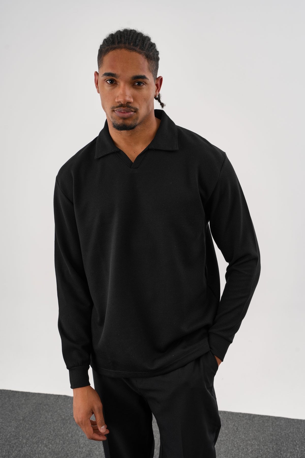 MELLOW Oversize Sweatshirt Siyah