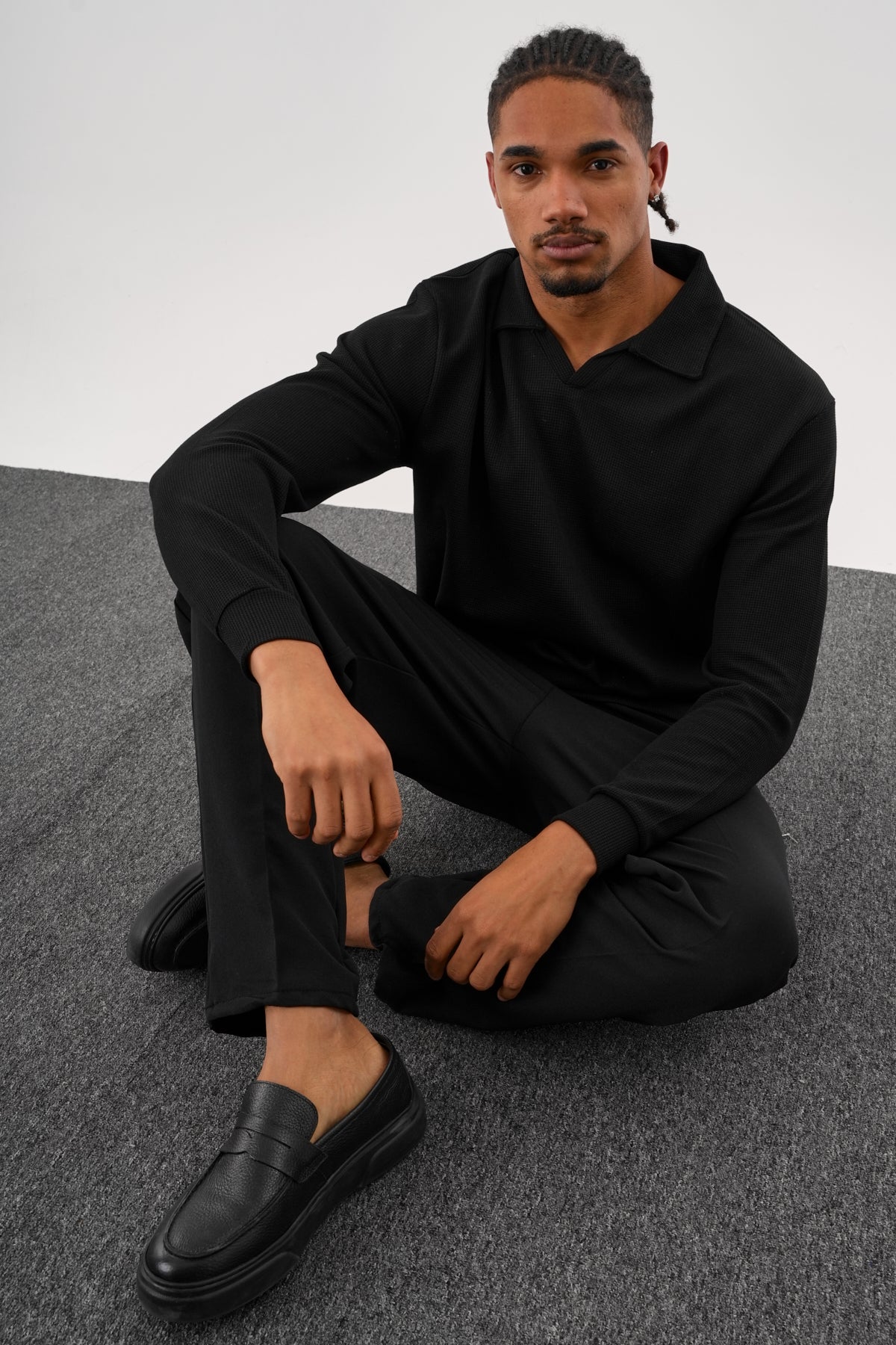MELLOW Oversize Sweatshirt Siyah