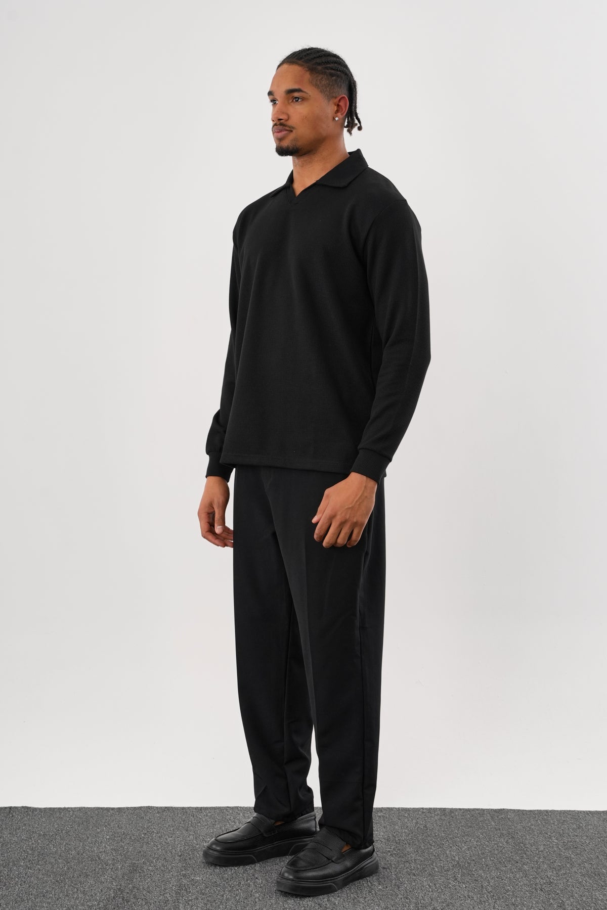 MELLOW Oversize Sweatshirt Siyah