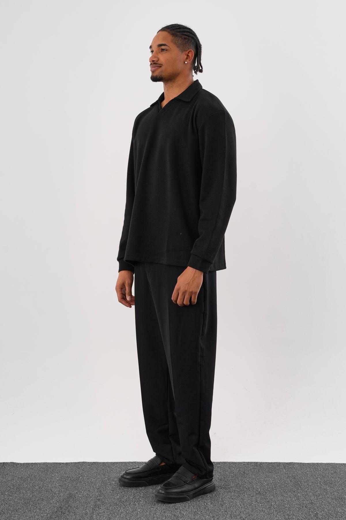 EASE Oversize Sweatshirt Siyah