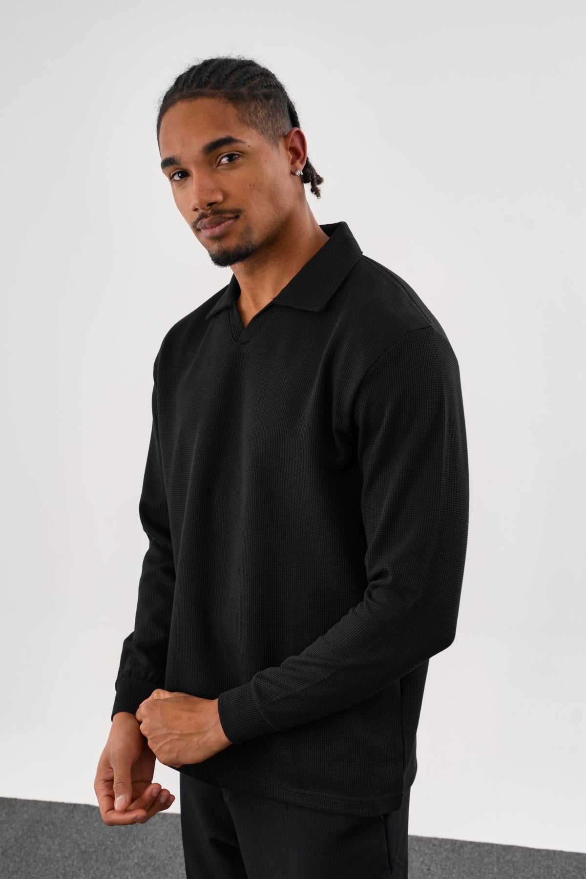 MELLOW Oversize Sweatshirt Siyah