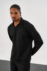 EASE Oversize Sweatshirt Siyah