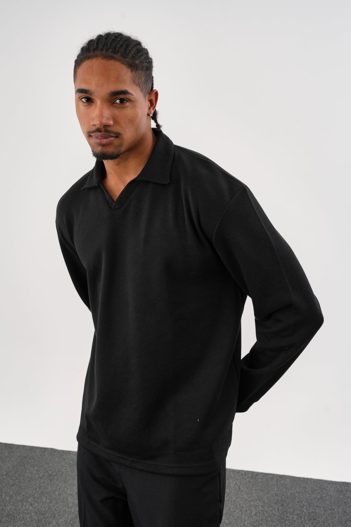 EASE Oversize Sweatshirt Siyah