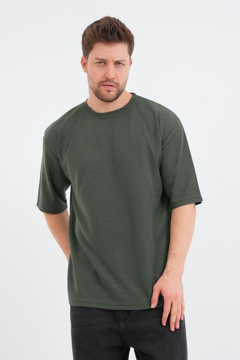 Sway Erkek Oversize Tişört Haki - Redline