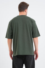 Sway Erkek Oversize Tişört Haki - Redline