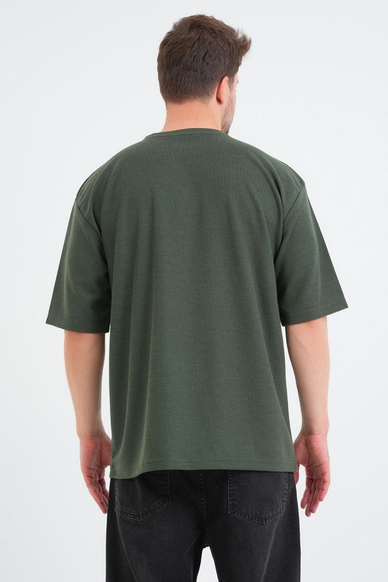 Sway Erkek Oversize Tişört Haki - Redline