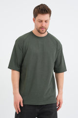 Sway Erkek Oversize Tişört Haki - Redline