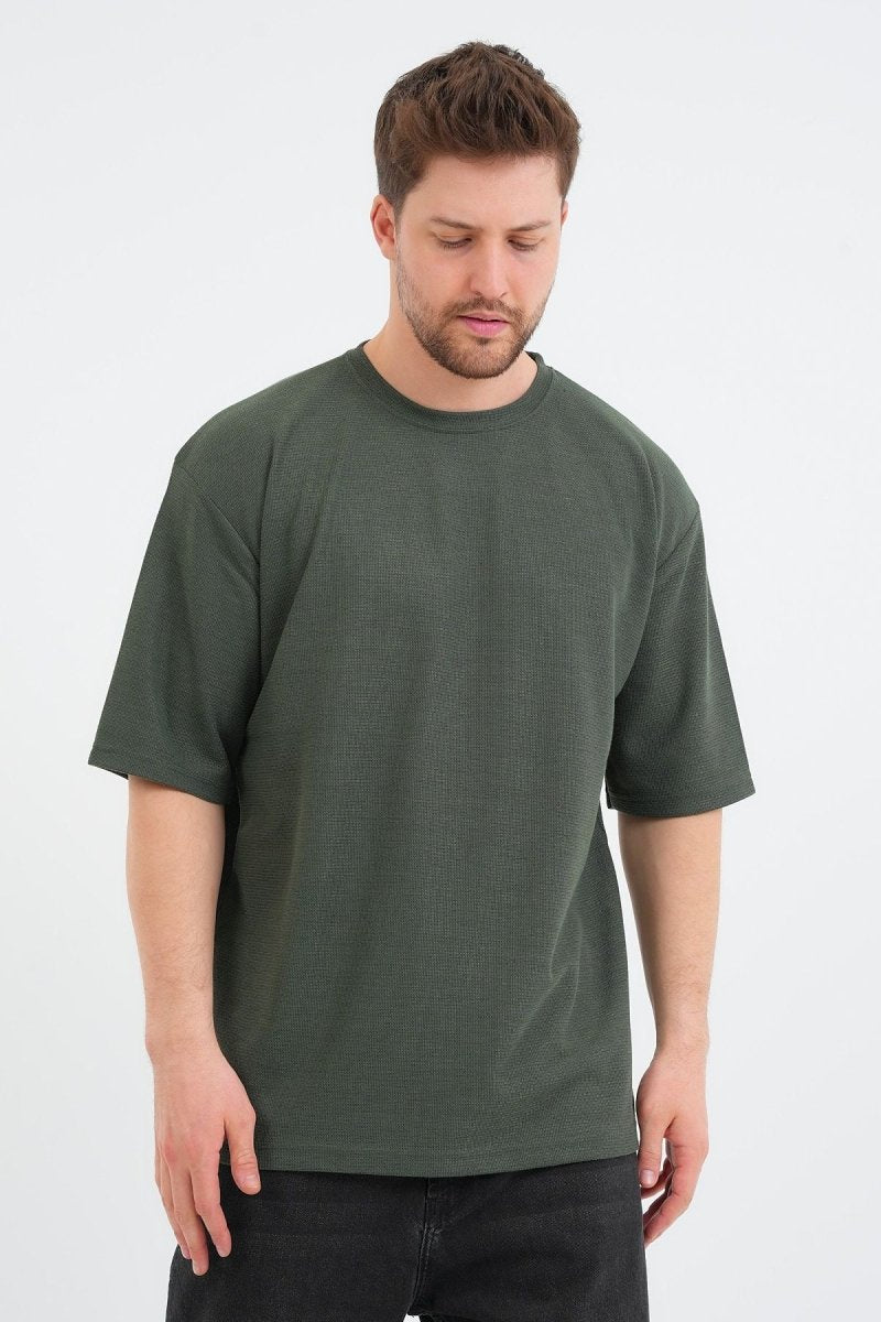 Sway Erkek Oversize Tişört Haki - Redline
