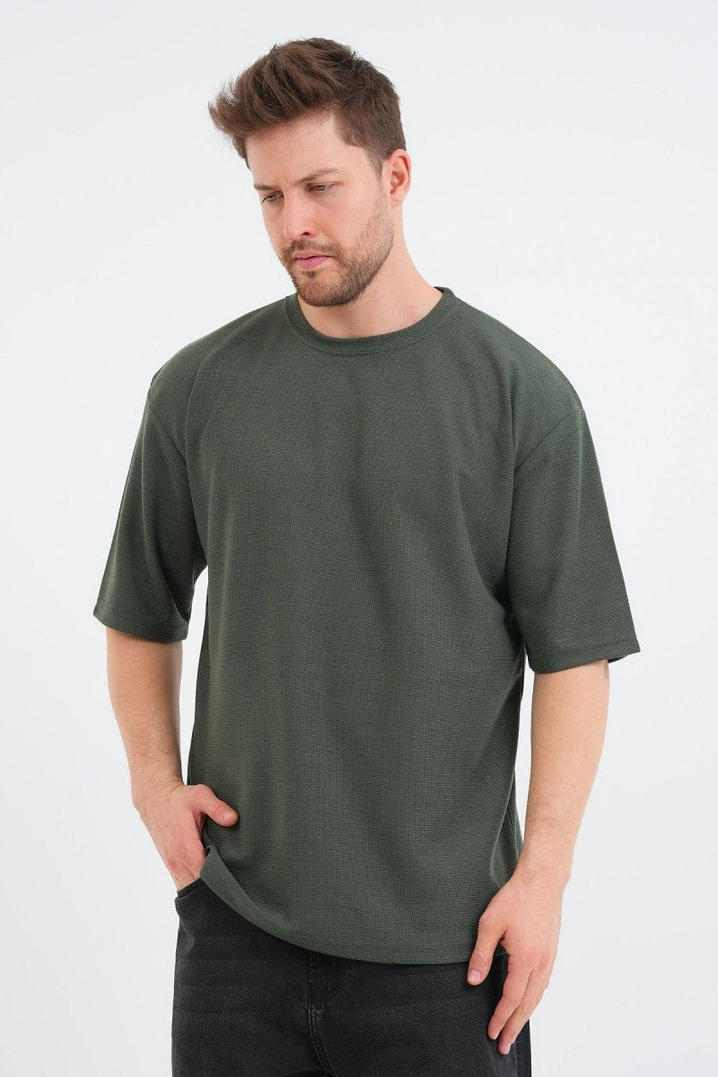 Sway Erkek Oversize Tişört Haki - Redline