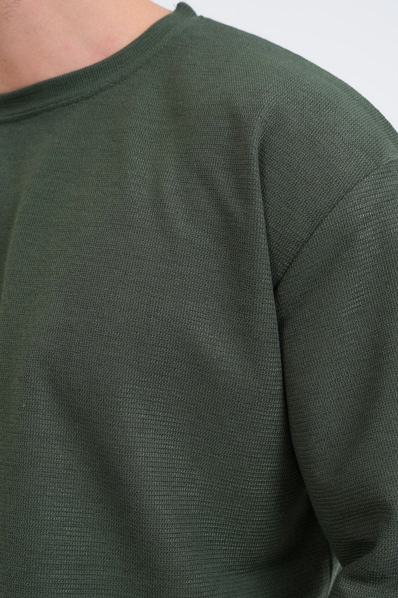 Sway Erkek Oversize Tişört Haki - Redline