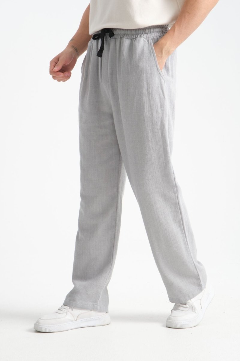 Thicked Baggy Pantolon Gri - Redline