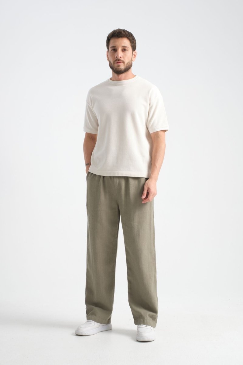 Thicked Baggy Pantolon Haki - Redline