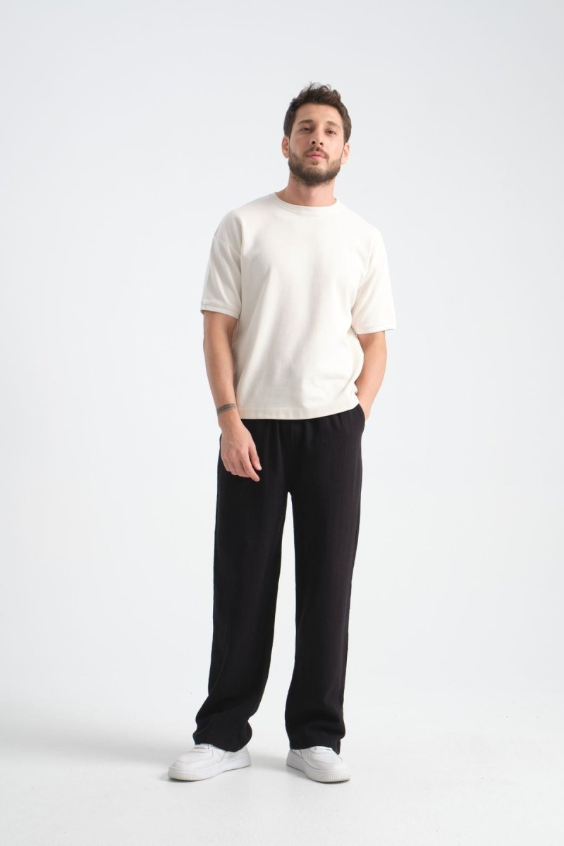 Thicked Baggy Pantolon Siyah - Redline