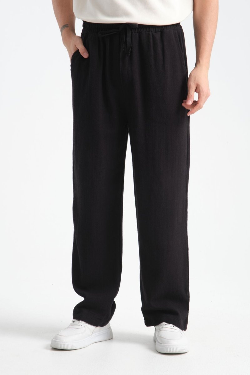 Thicked Baggy Pantolon Siyah - Redline