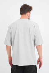 Valor Erkek Oversize Tişört Gri - Redline