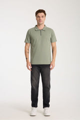 Verge Slim Fit Polo Yaka T-shirt Yeşil - Redline