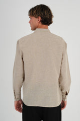 Veste Oversize Gömlek Bej - Redline