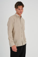 Veste Oversize Gömlek Bej - Redline