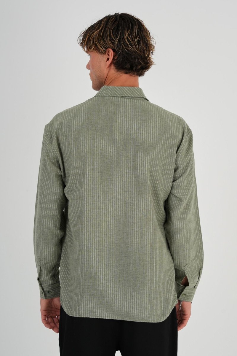 Veste Oversize Gömlek Haki - Redline