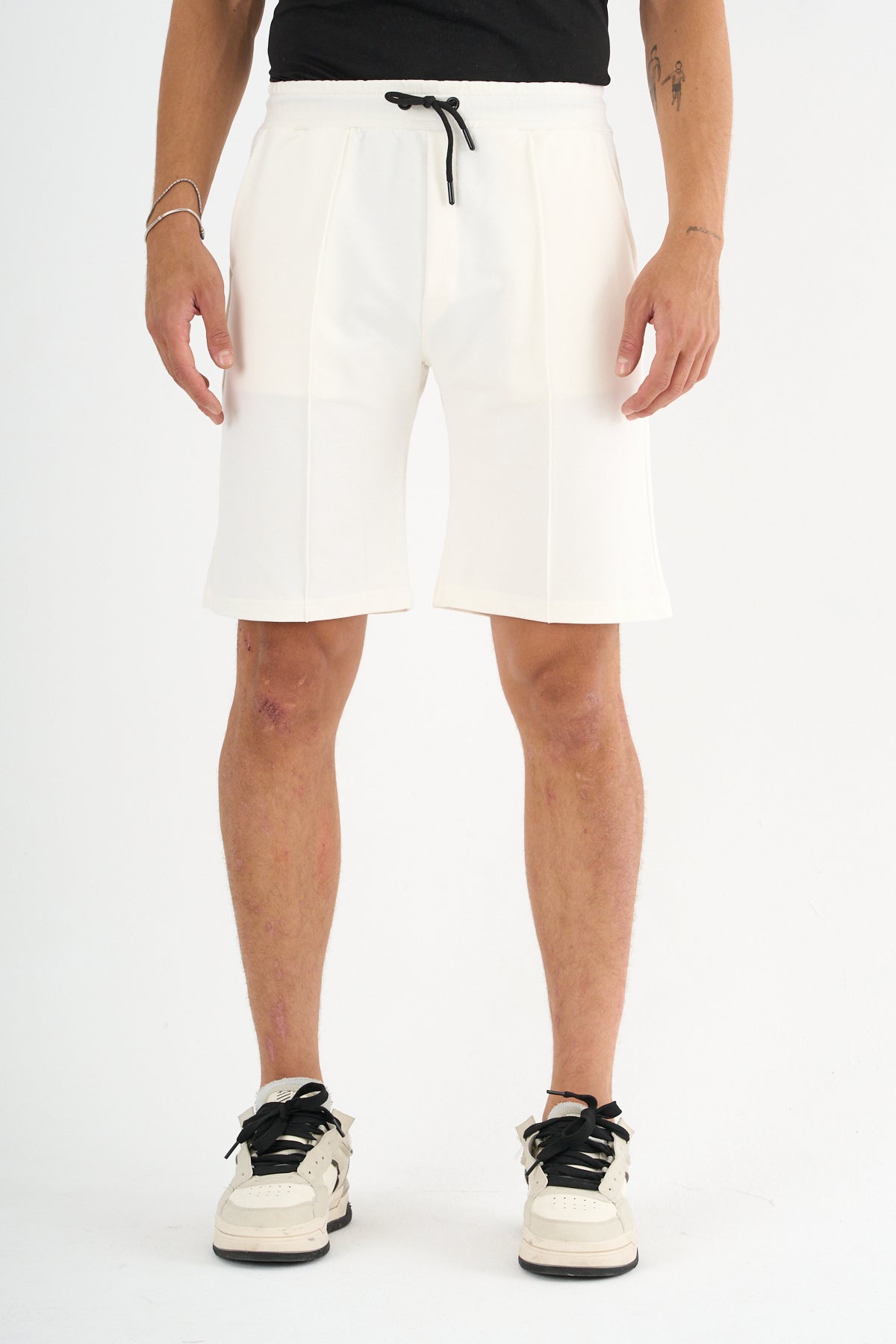 Zane Erkek Comfort Fit Beyaz Şort & Bermuda - Redline