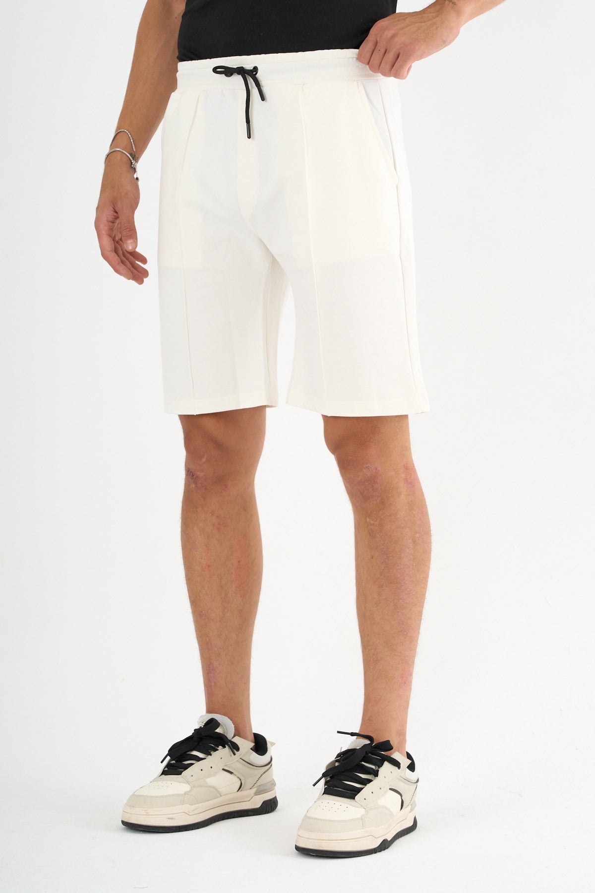 Zane Erkek Comfort Fit Beyaz Şort & Bermuda - Redline