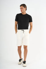 Zane Erkek Comfort Fit Beyaz Şort & Bermuda - Redline