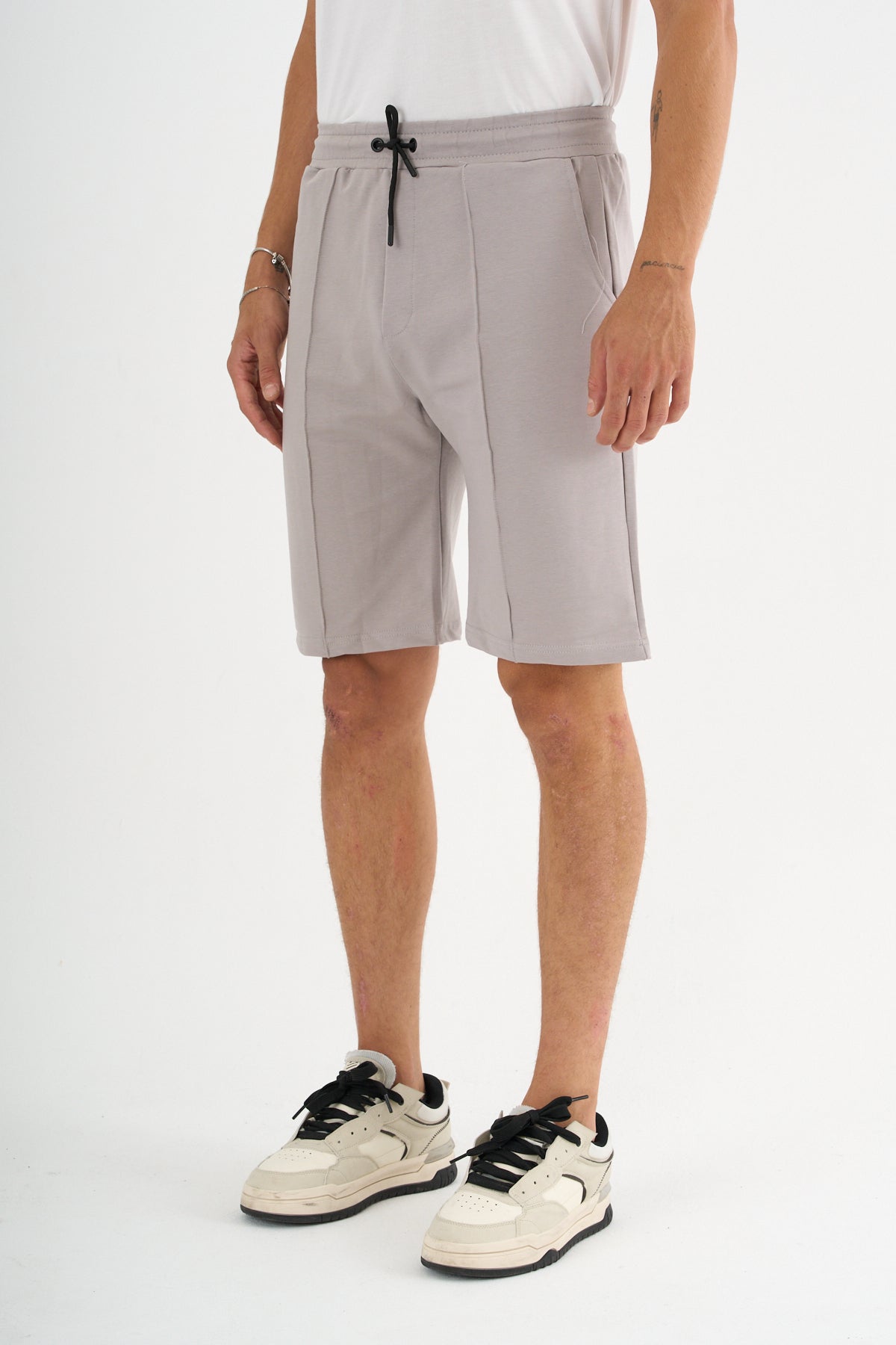Zane Erkek Comfort Fit Gri Şort & Bermuda - Redline