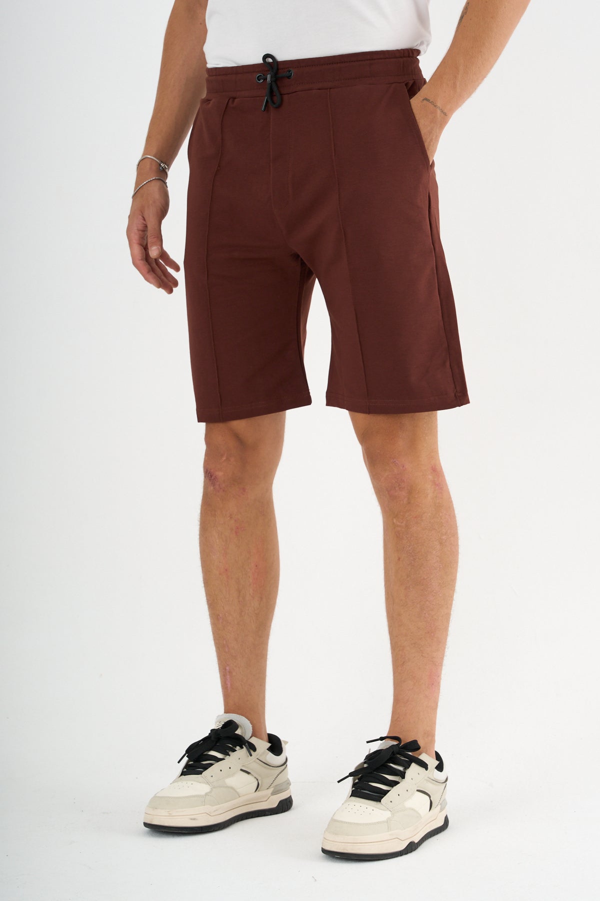 Zane Erkek Comfort Fit Kahve Şort & Bermuda - Redline