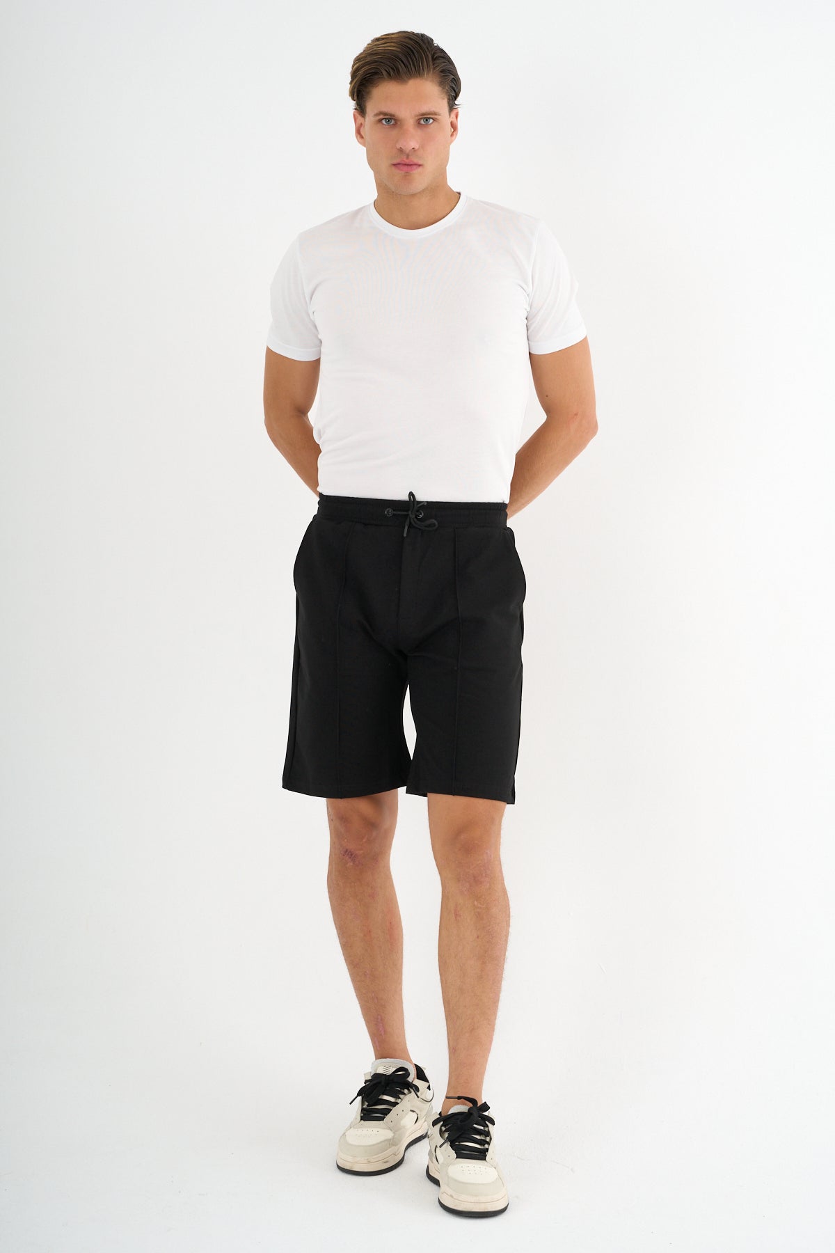 Zane Erkek Comfort Fit Siyah Şort & Bermuda - Redline