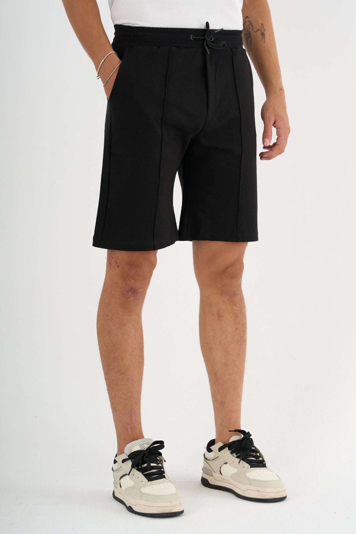 Zane Erkek Comfort Fit Siyah Şort & Bermuda - Redline