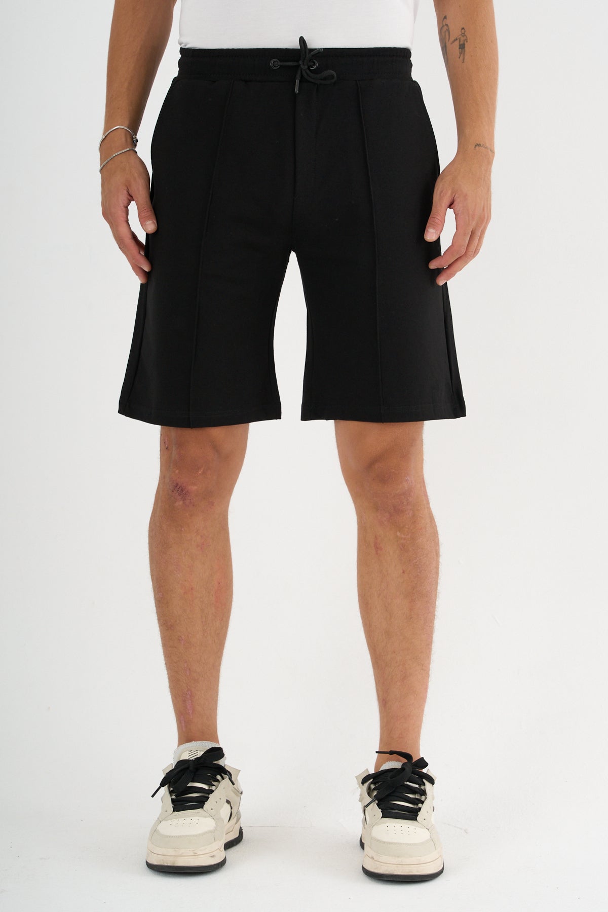 Zane Erkek Comfort Fit Siyah Şort & Bermuda - Redline
