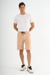 Zane Erkek Comfort Fit Taba Şort & Bermuda - Redline