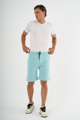 Zane Erkek Comfort Fit Turkuaz Şort & Bermuda - Redline