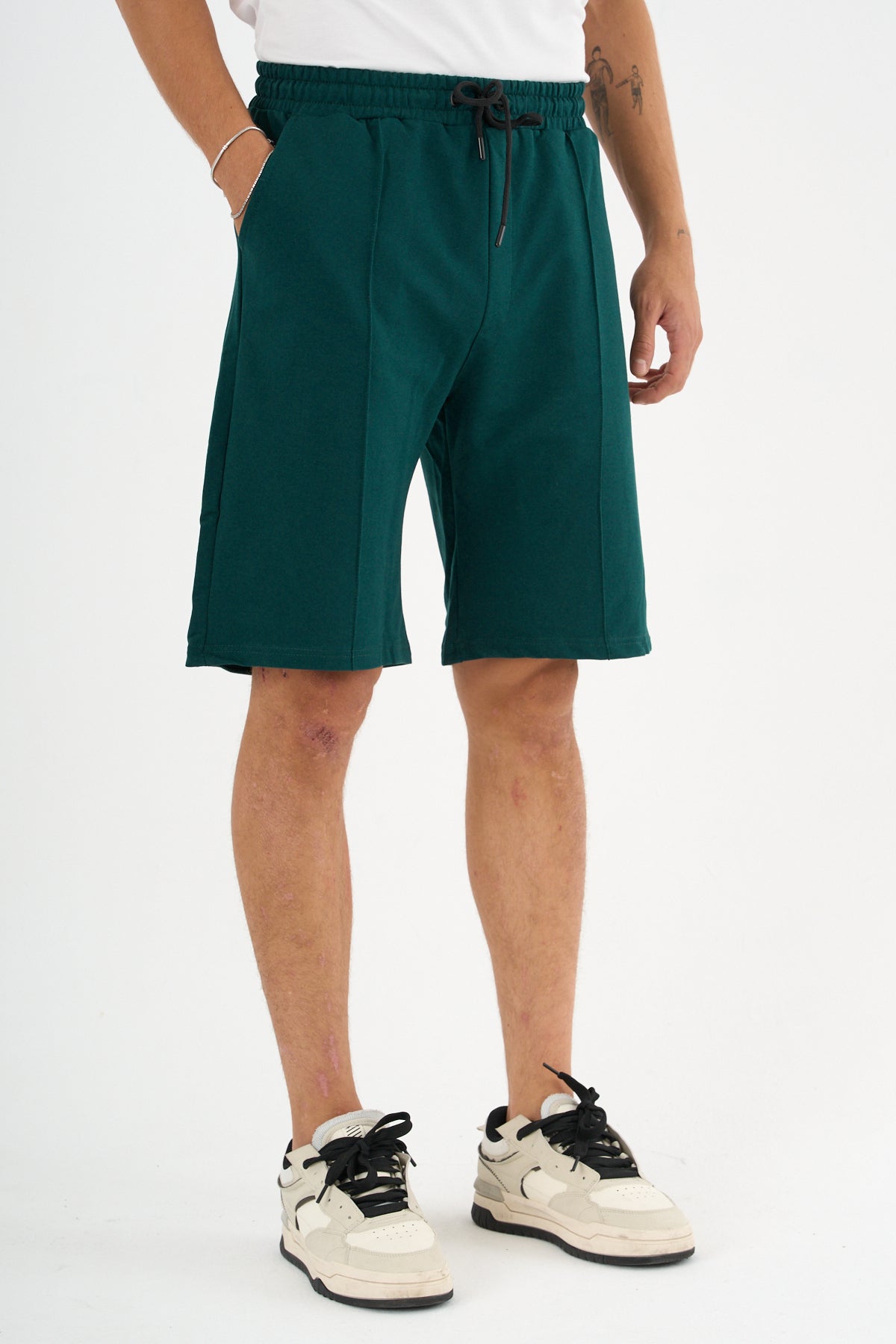Zane Erkek Comfort Fit Yeşil Şort & Bermuda - Redline